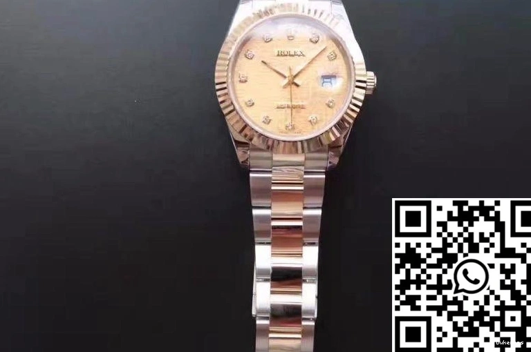 41MM Rolex 126333 Texture Dial Datejust Diamond-studded Gold Rose II 0502